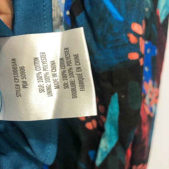 NWT Anthropologie X Eva Franco Tropical Sweetheart Blouse Multicolor Size M - Picture 6 of 9